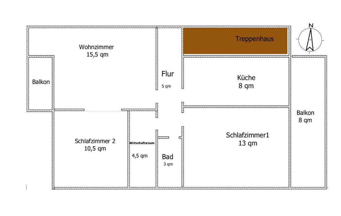 Fewo1846 - Parkblick - Komfortable Wohnung Mit 2 Schlafzimmern Und 2 Balkonen Flensburg Exterior photo